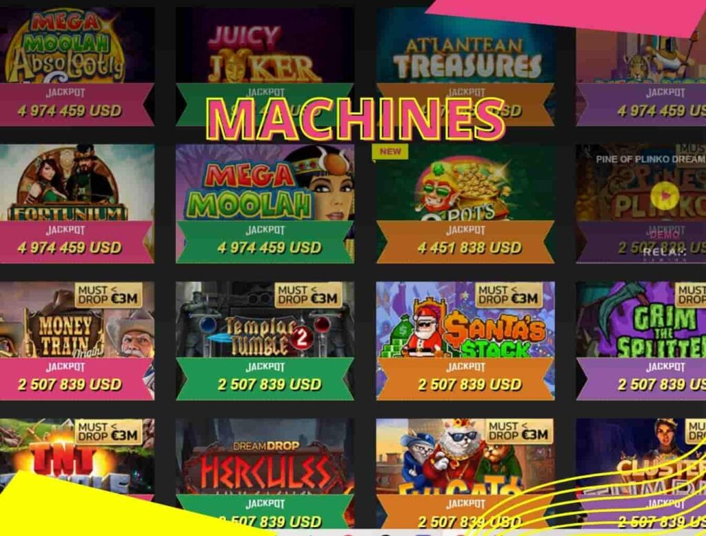 Booi Casino Free Play in Machines information