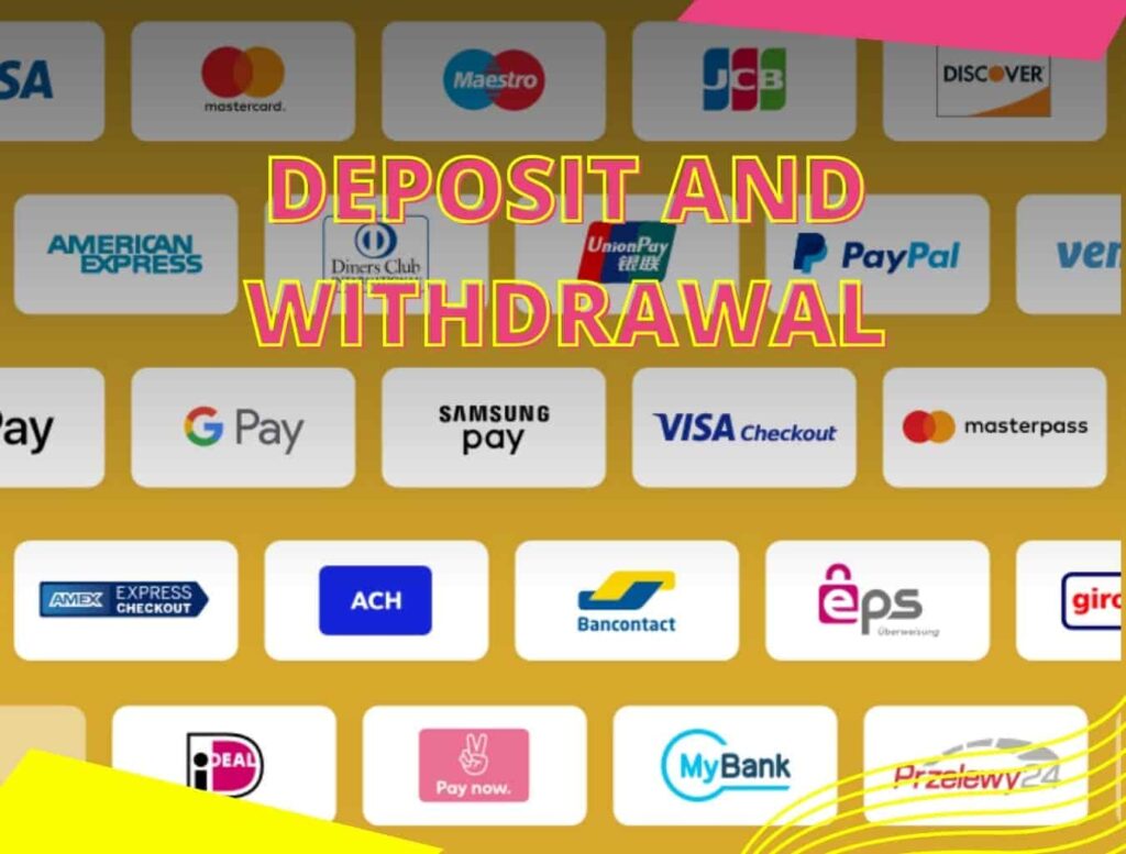Deposit and Withdrawal at Booi Casino