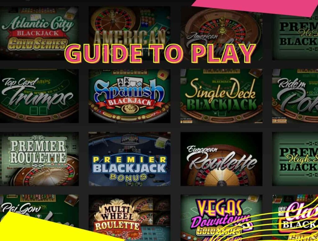 Guide to Play Table Games on Booi casino