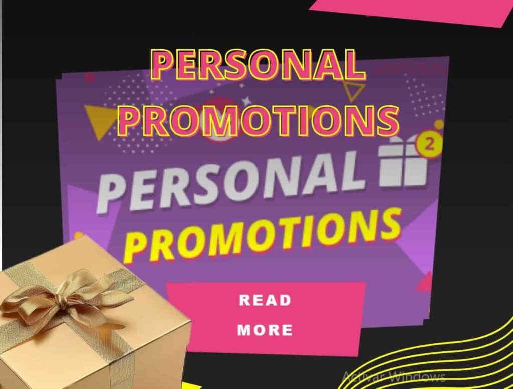 Personal Promotions at Booi website review