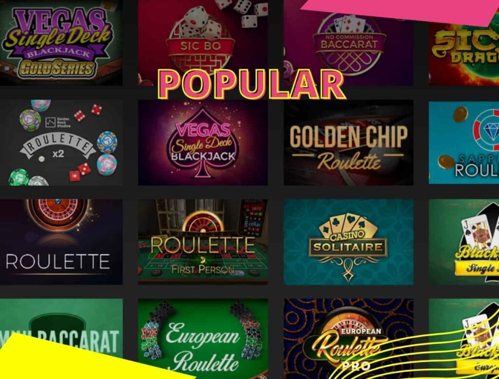 Popular Booi Casino Table Games review