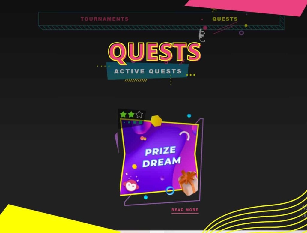 Booi casino games Quests information