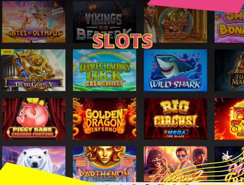 Booi casino Slots games information