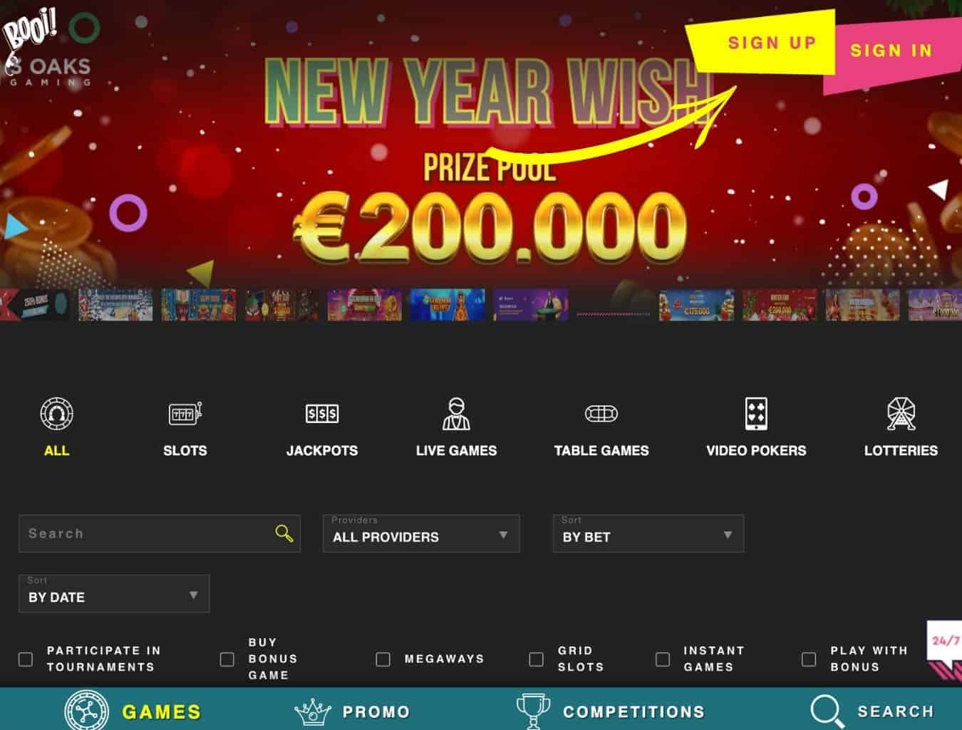 Booi Casino India sign up step by step